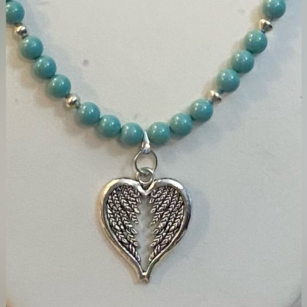 Swarovski Jade crystal pearl necklace NEW